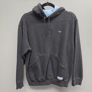 Athletic Works Hoodie Mens Small Black Soot Pullover Sweatshirt Athletic Dept 72